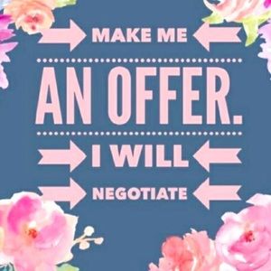 Make me an offer on the items you love